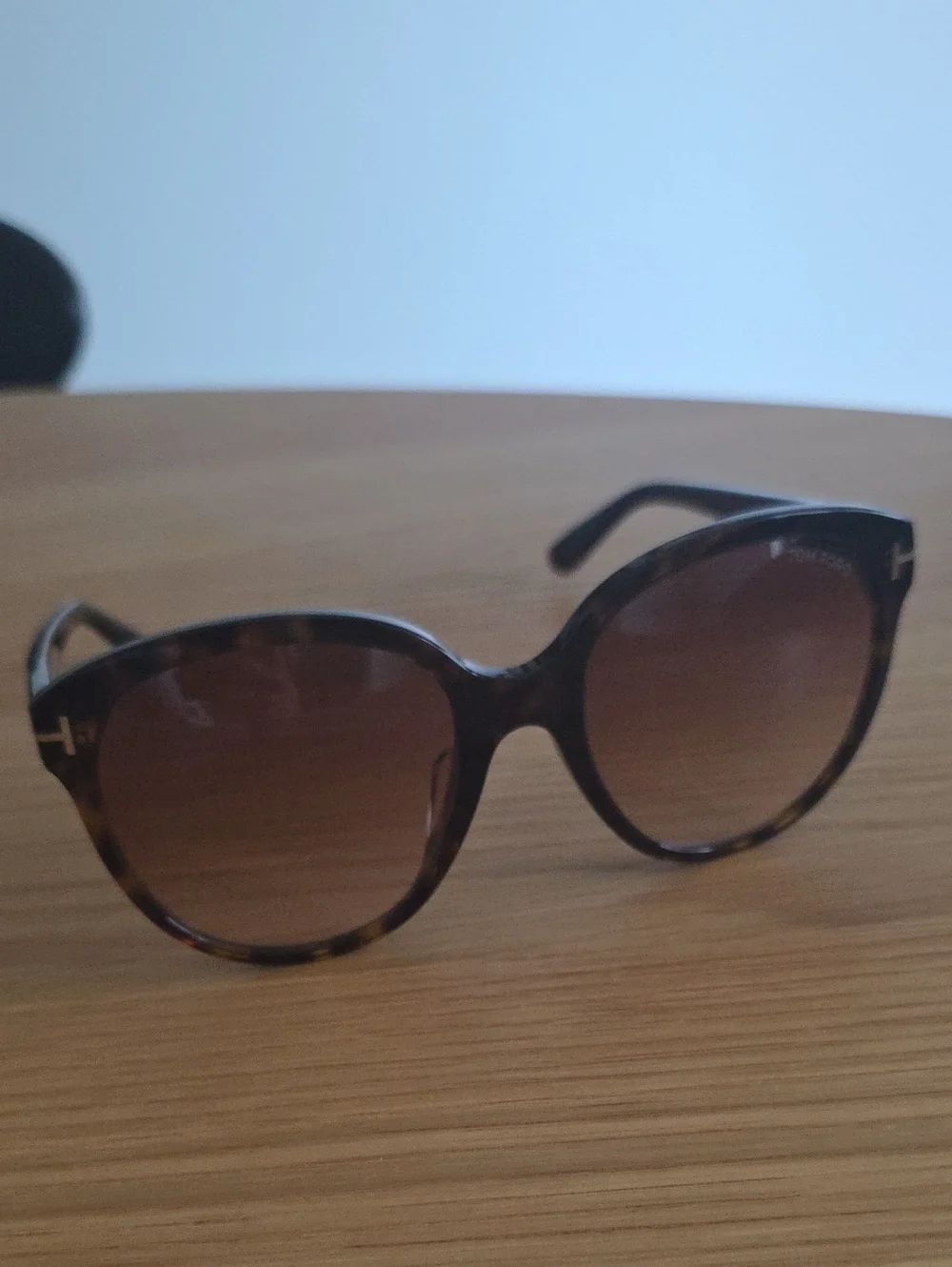 Tom Ford TF957-D 52F Havana Round Big Plastic Sunglasses Frame 58-20-145
